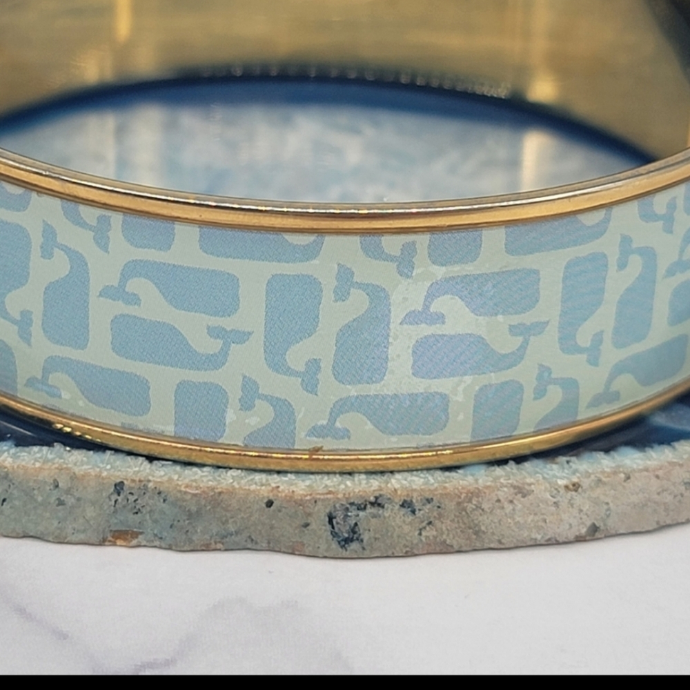 NWOT Vineyard Vines Bracelet Baby Blue with Gold Accents just stunning!!! - Picture 6 of 8